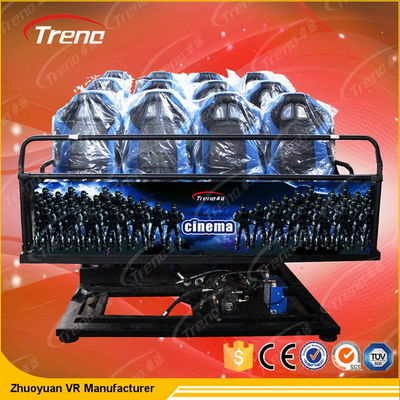 Full Motion Gun Shooting 7D Simulator Cinema With Blow Air To Face Effects