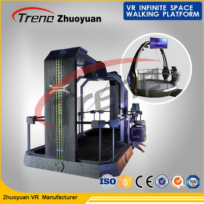 Single Player VR Space Walk Coin Operated For Mall Center AC 220 Volt