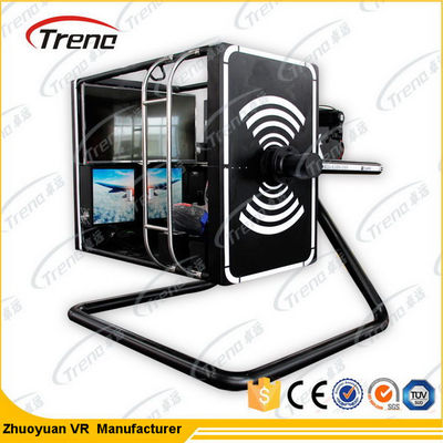Interactive Full Motion VR Flight Simulator , 360 Degree Flight Simulator Machine