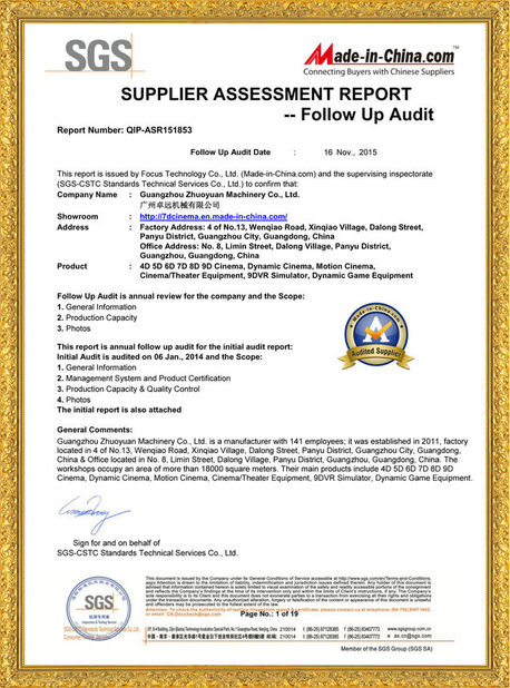 China Zhuoyuan Co.,Ltd certification